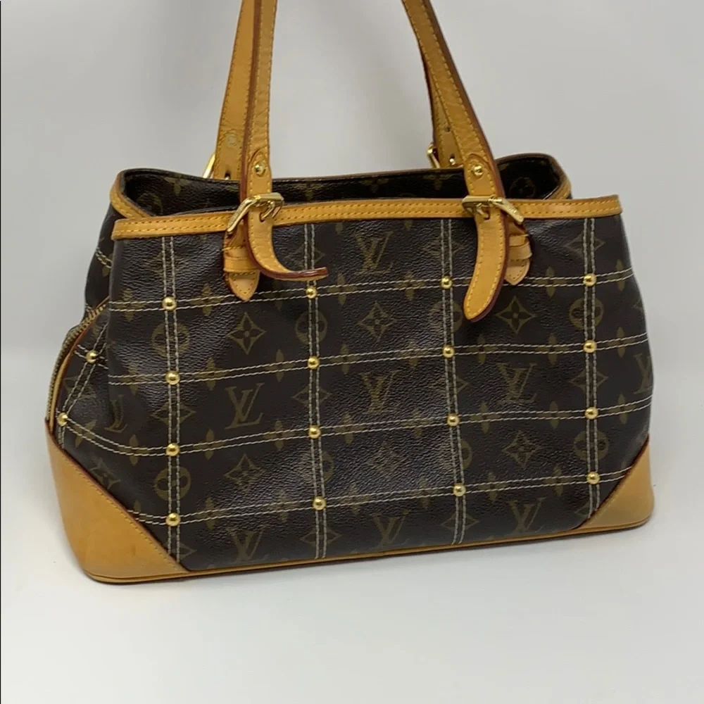 Authentic Louis Vuitton Rivet Shoulder Tote